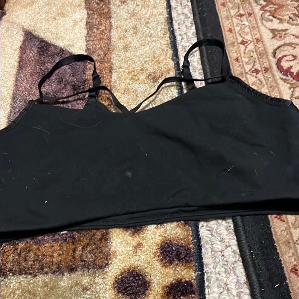 Black Strappy Bralette xl victorias secret